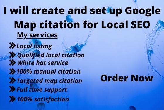 I will create 5000 and setup google map citation for ...