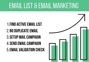 I Will Find Targeted Email List & Do Email Market...