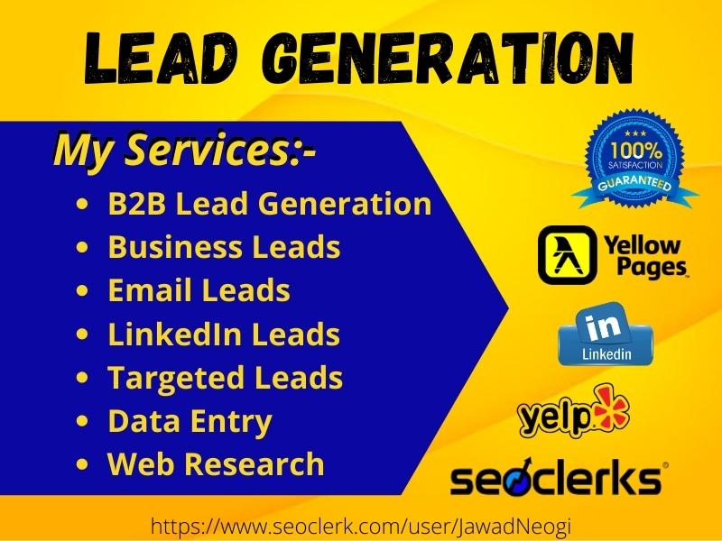 I will collect 10 leads for you from different social...