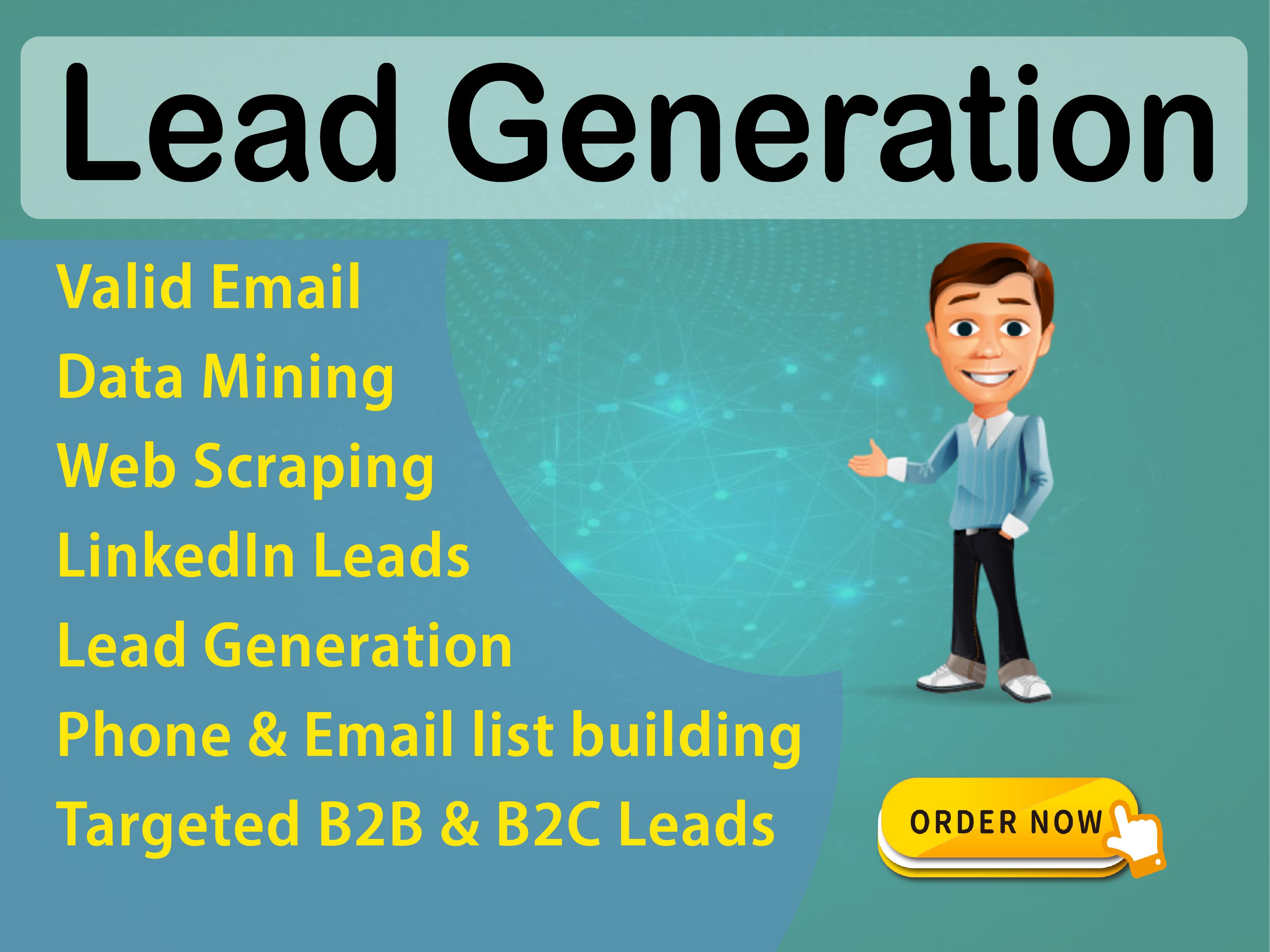 I will collect 10 Leads from different site on your n...