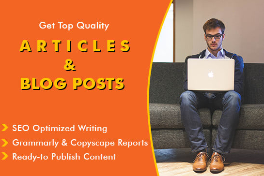 I will write SEO Friendly article and blog posts of 5...