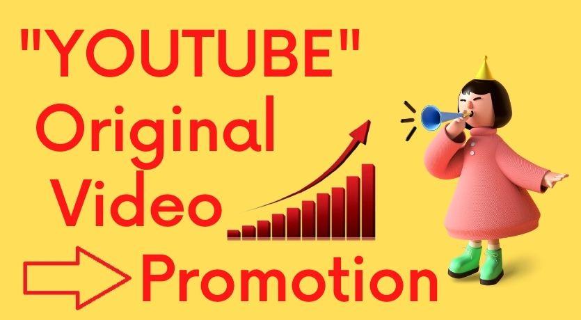 Original YouTube Video Promotion And Social Marketing...
