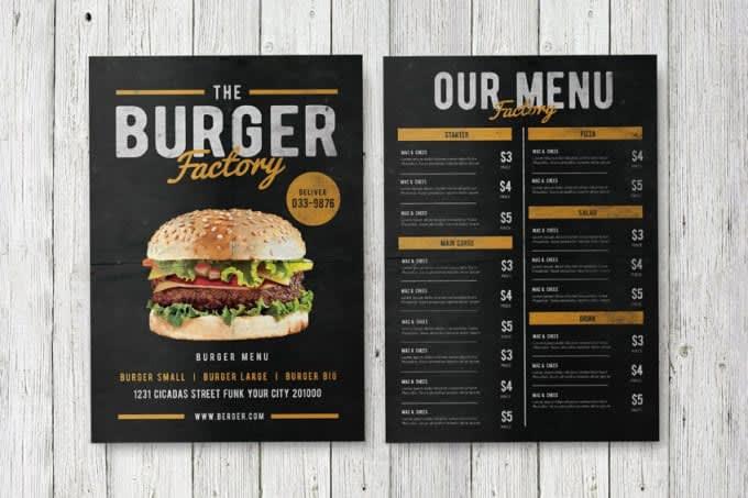 I will design eye catching restaurant menu and food m...