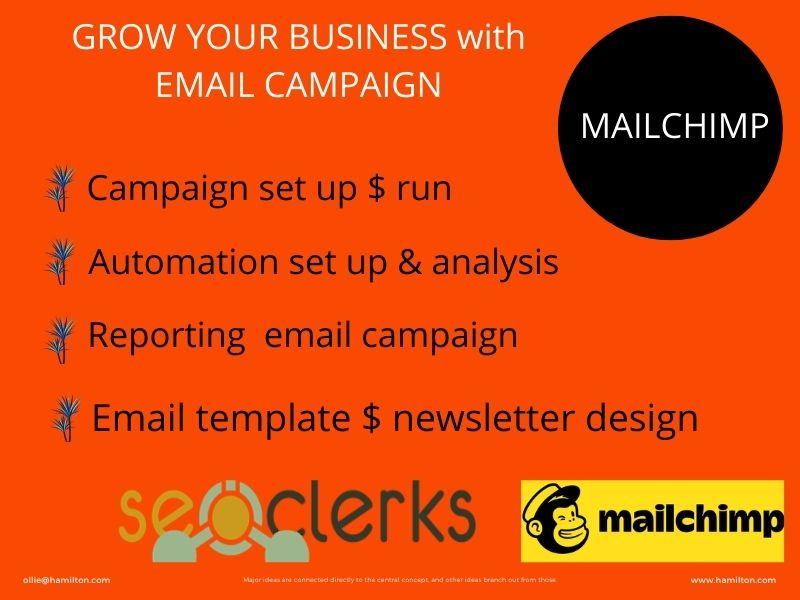 I will provide responding mailchimp campaign.