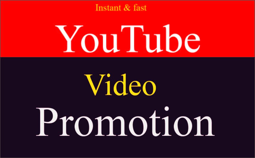 I Will do organic youtube promotion to boost your vid...