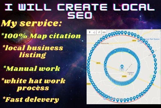 I will do google maps SEO to rank your local business...