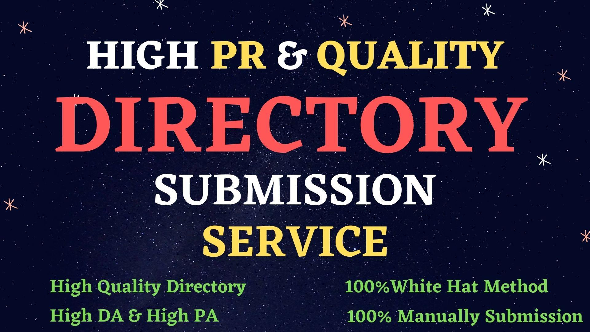 I Will Do 100 High PR Web Directory Submissions For S...