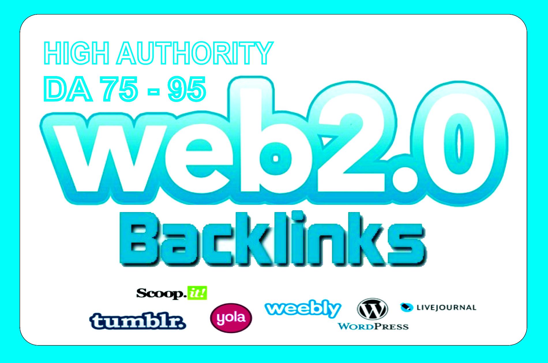 I Will Make 20 High Authority Do-Follow Web 2 0 Backl...