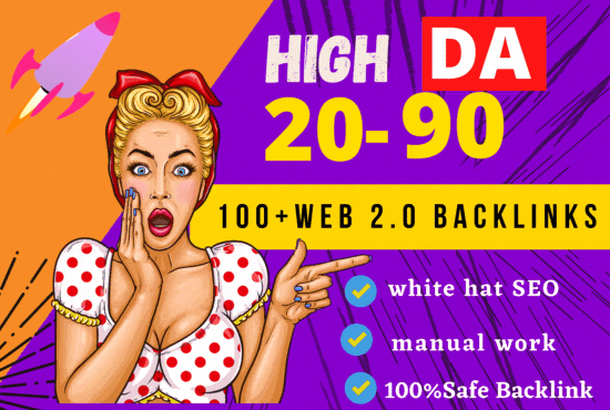 I Will provide 100 Web 2.0 HIGHT-QUALITY Content Back...