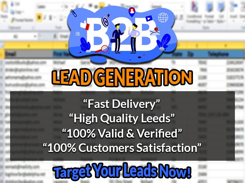 I Will Do 100 B2B Lead Generation For Your Targeted B...