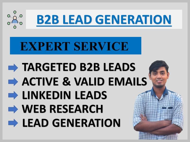 I Will Provide B2B LinkedIn Lead Generation and Targe...