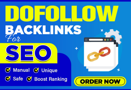 I will make 100 high quality dofollow backlinks off p...