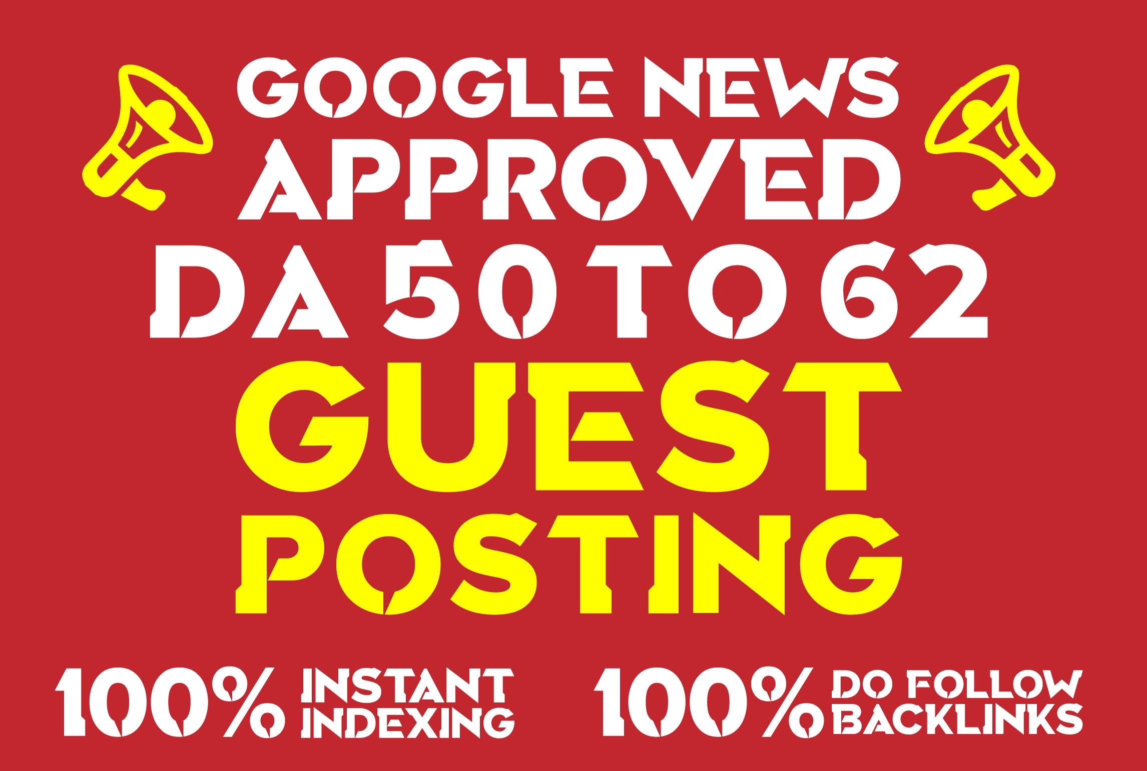 i will do guest posting on my google news approved we...