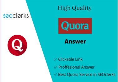 Guaranteed targeted traffic with 13 unique Quora answ...