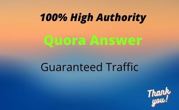 Promote your website 10 With High Quality Quora answe...