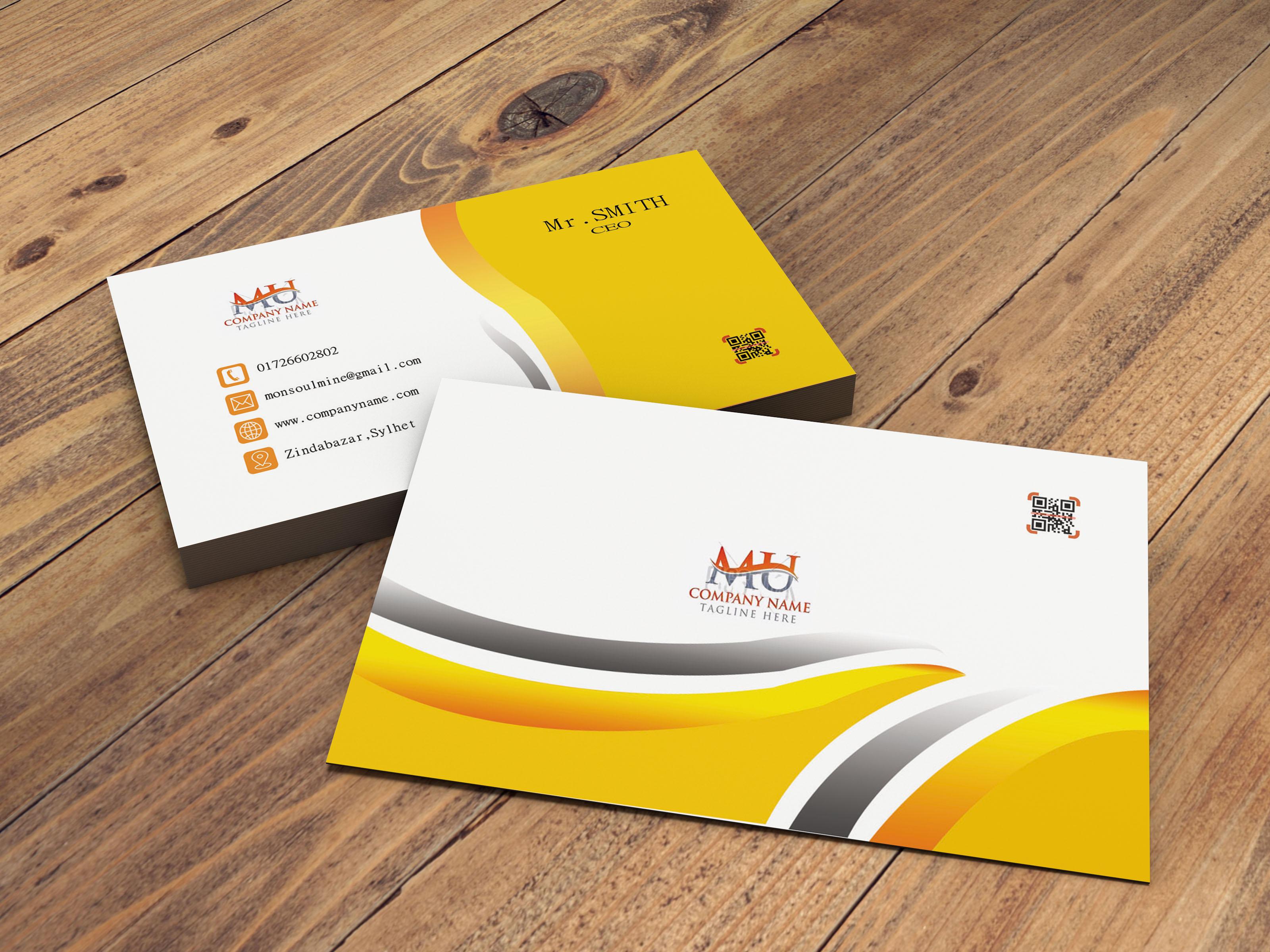 I will create professional business card design with ...