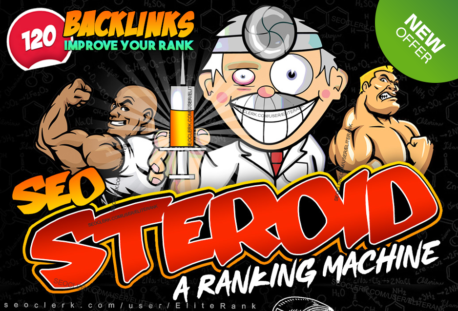 120 STEROID SEO backlinks improve your google ranking...