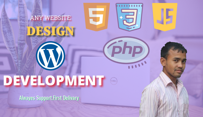 I will do professional website design and wordpress w...