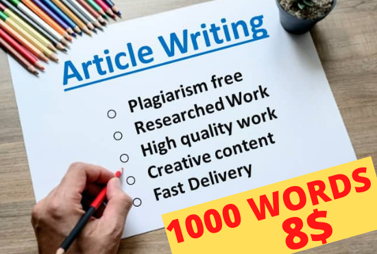 I will be your Professional SEO Optimized Article Wri...