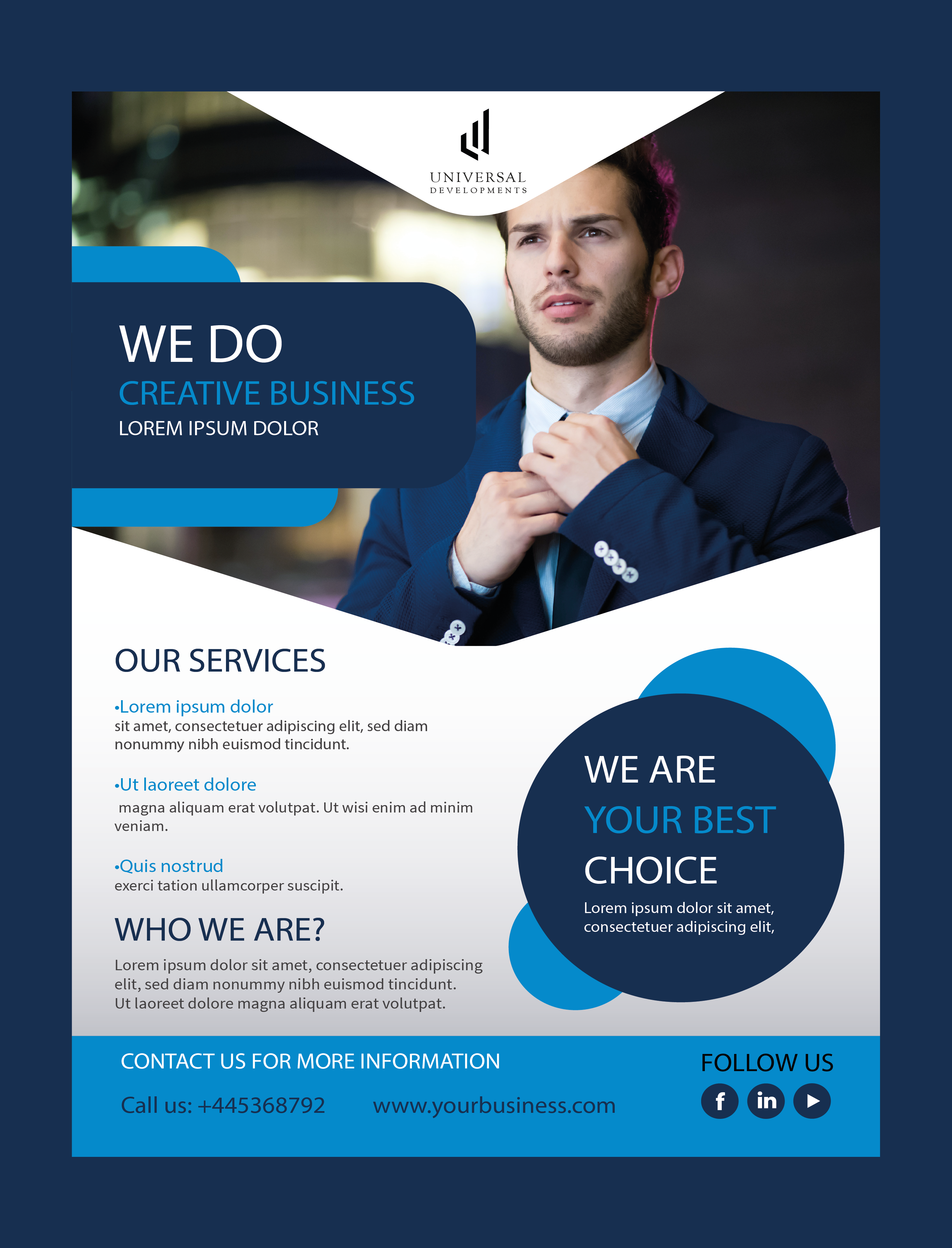 I will do corporate flyer design