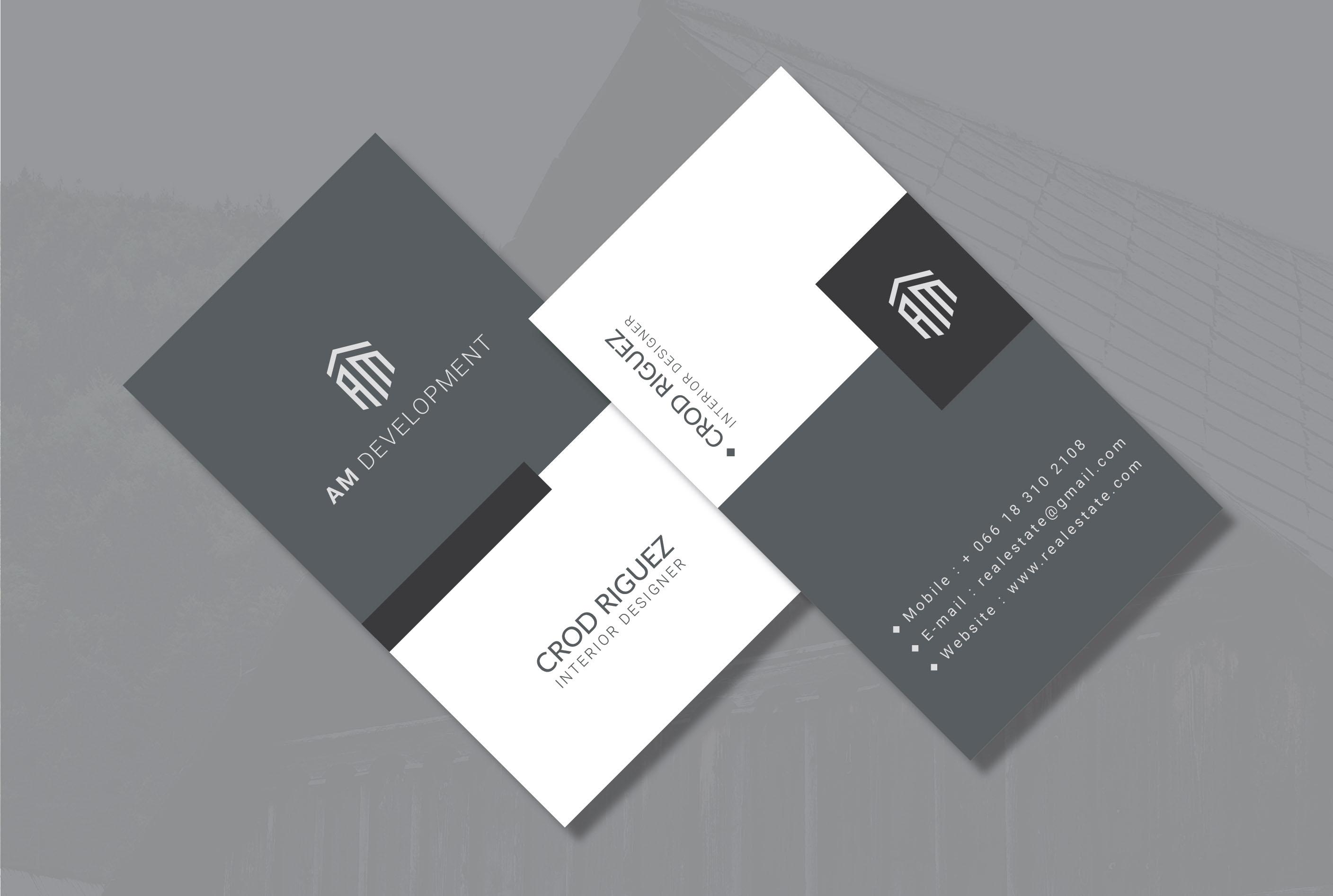 I will design a minimalist business card for you with...