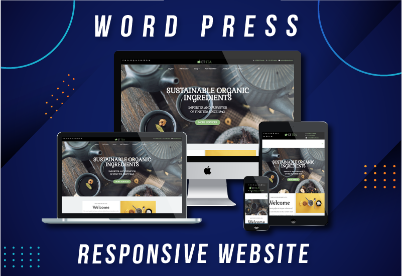 I will design professional and responsive business Wo...
