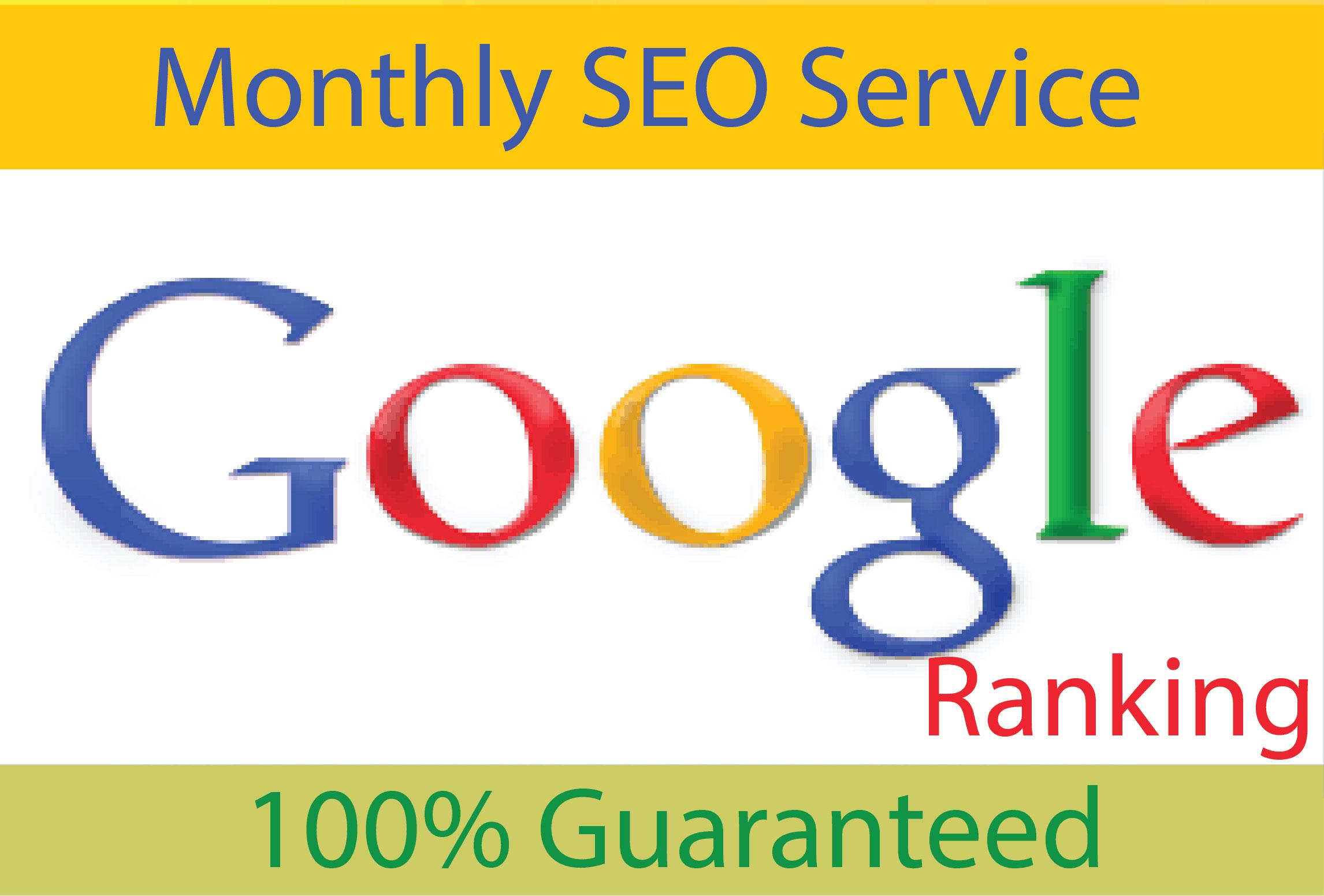 I will Provide Monthly Off Page SEO Service with Do f...
