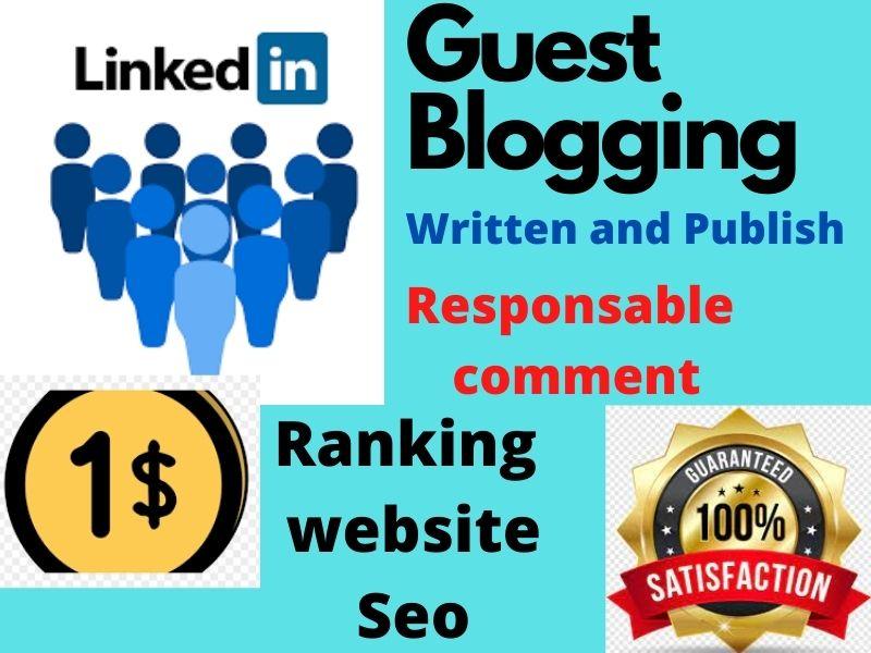 I will Write and Publish seo base article on Linkedin...