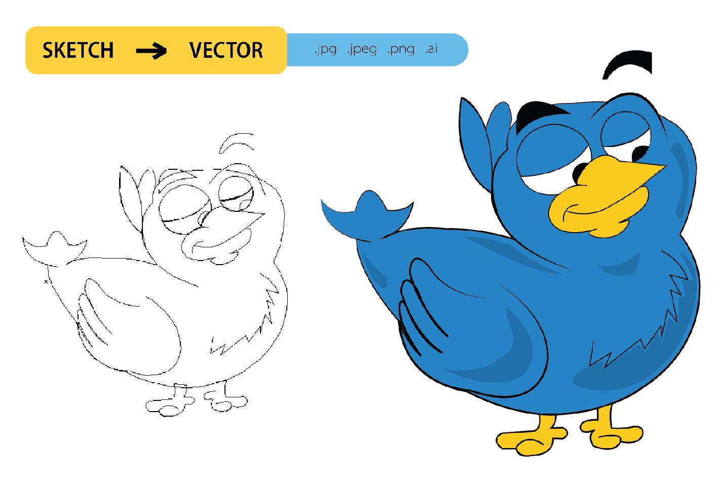 I will do sketch, logo idea to vector conversion pro...