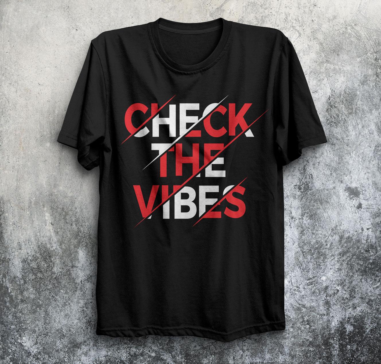 I will make custom and minimalist typography t shirt ...