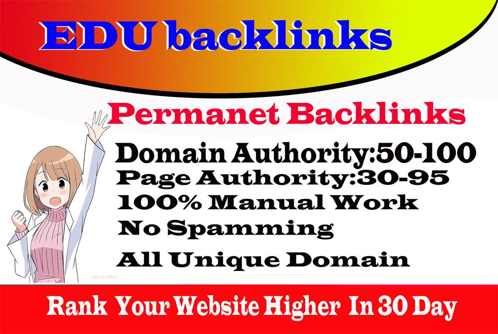 Create 20 HQ SEO Edu Pr9 Link Building From DA70+ Dom...