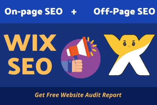 I will do complete wix SEO for 1st page google rankin...