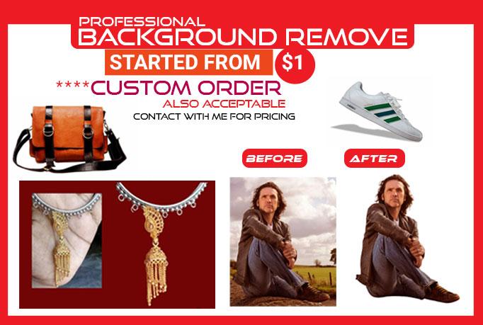 I will Remove Background of your Product and Hair Mas...