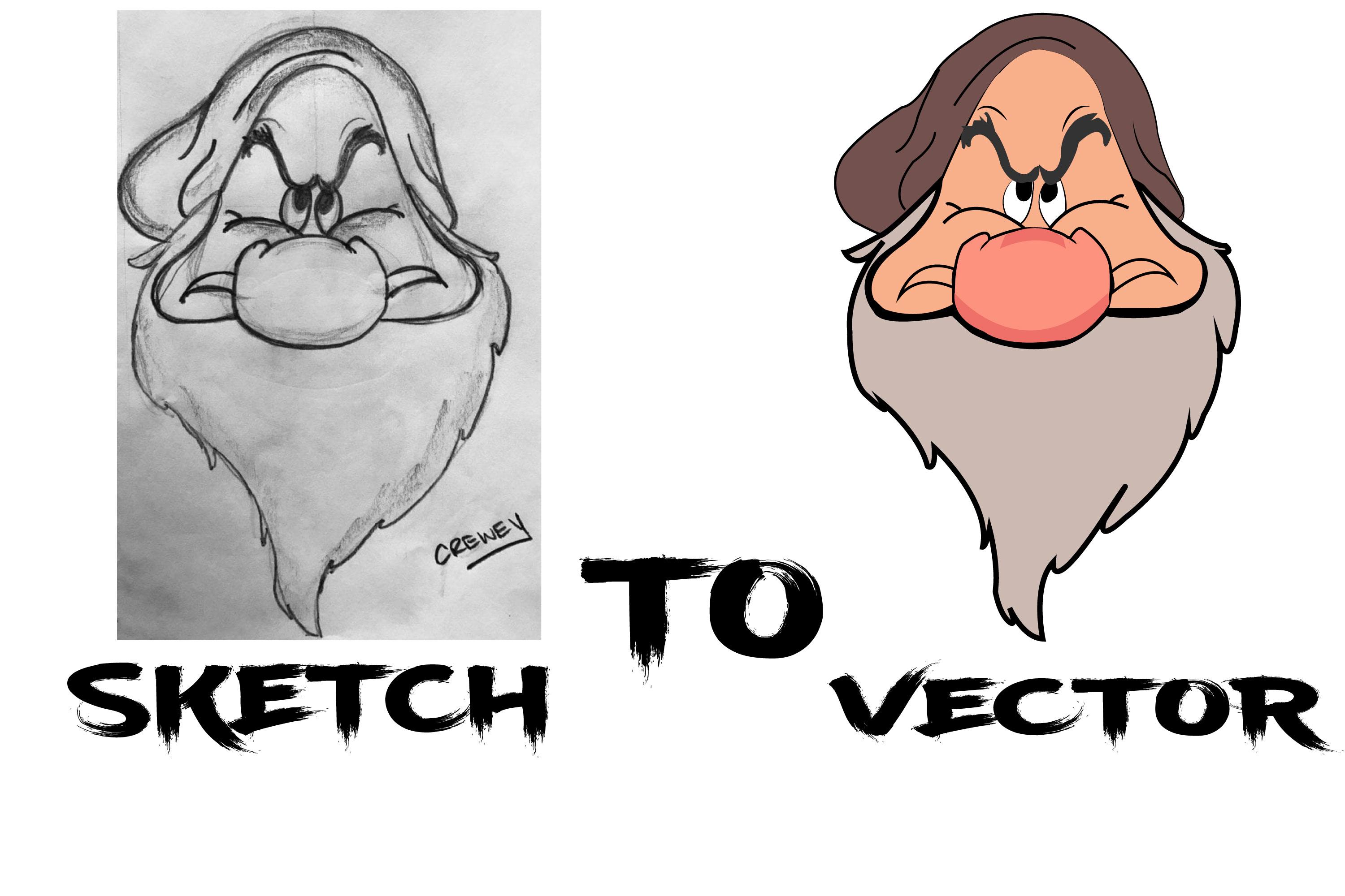 I will do vector tracing your logo or sketch to vecto...