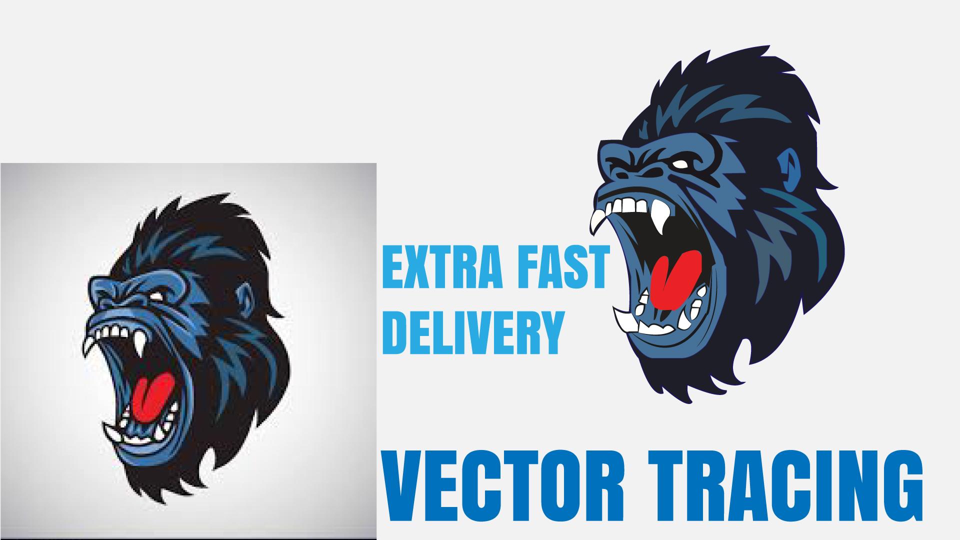 I will vectorize tracing redraw convert file logo art...