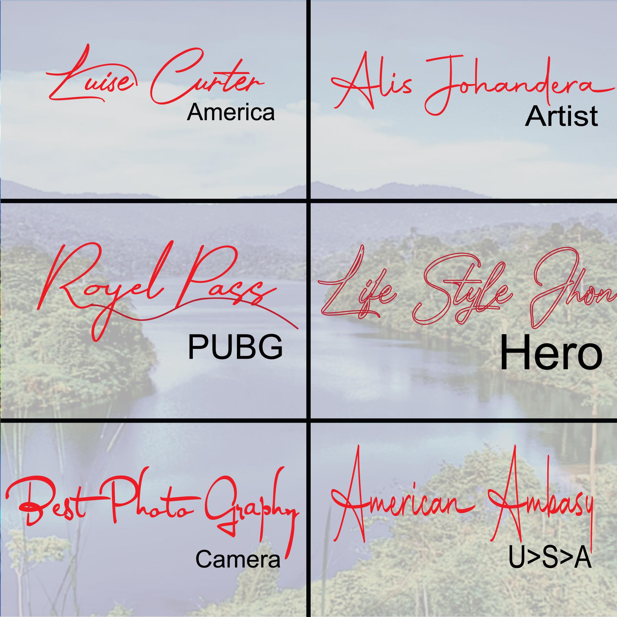 i will create any luxury signature logo or hand writt...