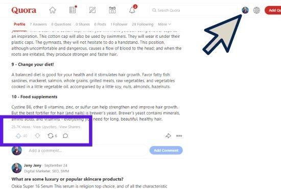 Provide Niche Relevant 15 Quora Answer for Organic Tr...