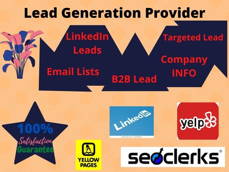 I will find targeted LinkedIn leads and email lists f...