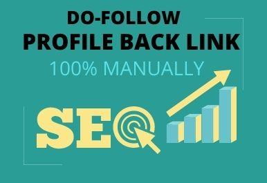 I will create 50+ high authority do-follow profile ba...
