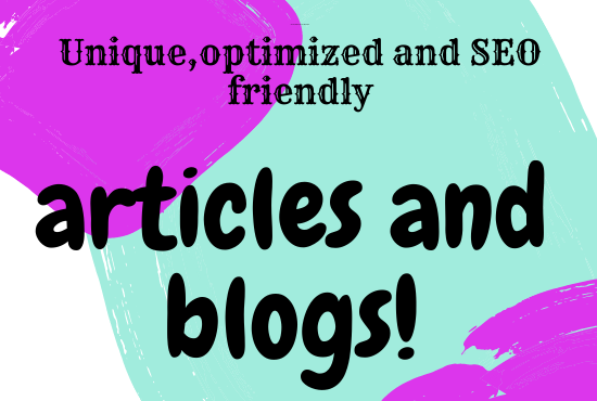 i will make a article for you on any topic