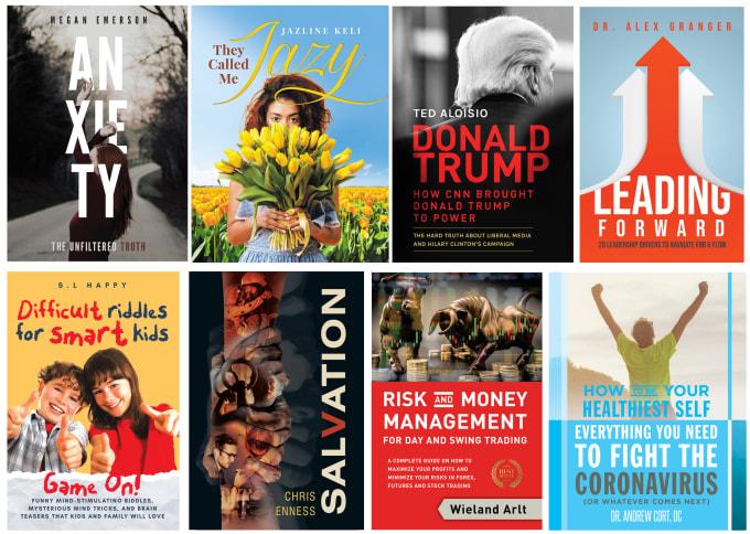 I will design an artistic book cover or ebook cover