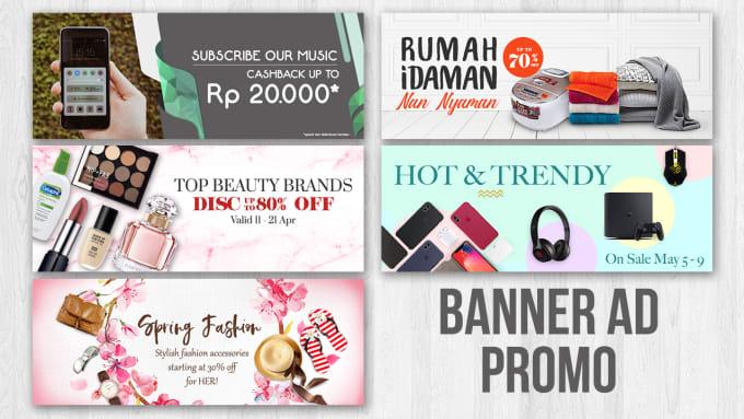I will design perfect web banner, facebook covers in...