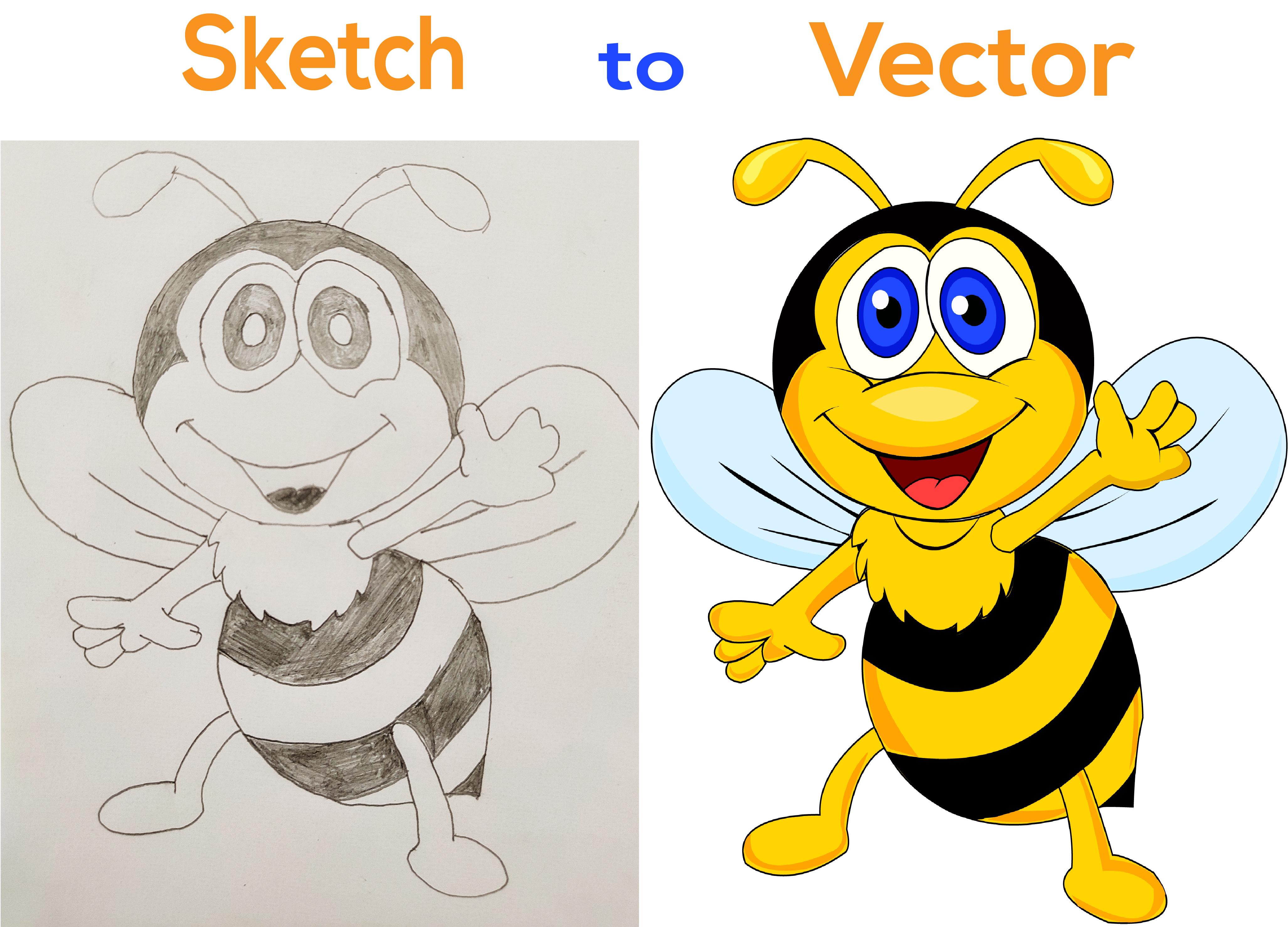 I will turn your sketch, logo or any idea into vecto...