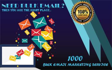 I will provide you 1000 bulk email list very fast del...
