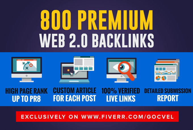 Provide 20 premium web 2 0 backlinks to boost your ra...