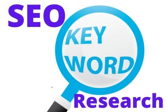 I will do SEO keyword Research and top competitor ana...