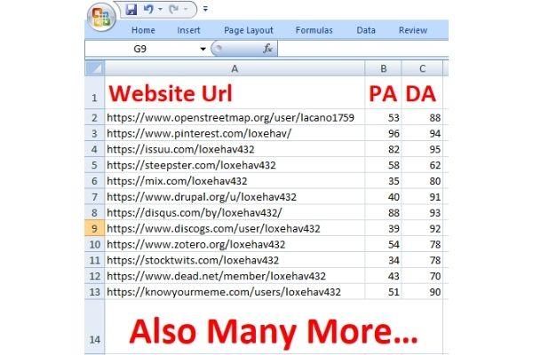 I Will high domain authority SEO profile backlinks
