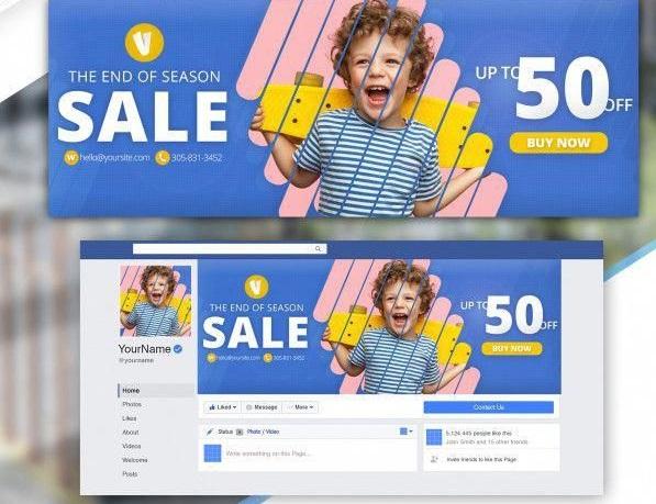 I will design Facebook/Youtube cover or any social me...