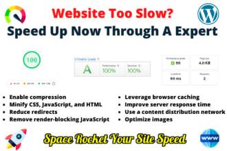 I will do complete wordpress speed optimization