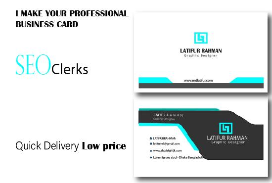 I will do stylish and professional business card desi...